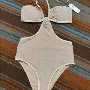 Aerie Sparkly One Piece Bathing Suit XS NWT